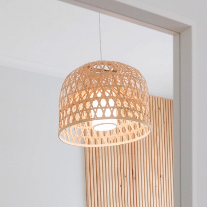 Bamboo Light Shade Hanging Lamp